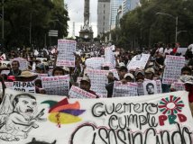 Manifestazione a Città del Messico di Giulia Iacolutti