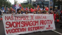 proteste in Serbia