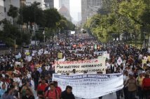 Foto manifestazione in Messico