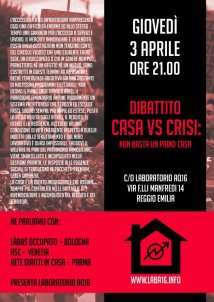 Reggio Emilia - Casa vs Crisi