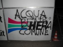 Bologna - manifesti Hera sanzionati