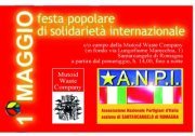 Santarcangelo - 1° Maggio - Festa Popolare di Solidarietà Internazionale 