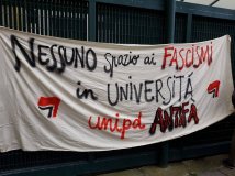 Padova - Per un'Università libera e antifascista.