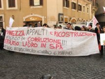 Protezione civile s.p.a. 7 denuncie ad attivisti napoletani per le contestazioni a Roma