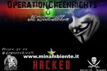 Anonymous attacca il sito del Ministero Ambiente