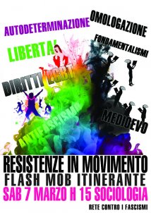Trento - sabato 7 marzo: Resistenze in movimento