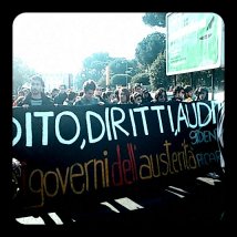 09.03.2012. Roma Costeo e sciopero generale FIOM