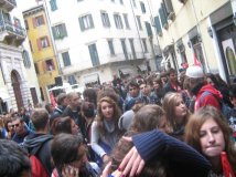 Verona. Manifestazione studentesca