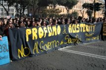 Roma 8 marzo 2012 - Block austerity 