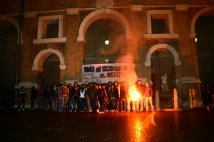 Senigallia - Blitz degli attivisti di Arvultùra