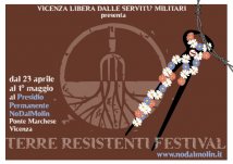 Dal 24 aprile a Vicenza - Terre Resistenti Festival: anteprima del programma