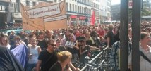 Fermato lo sgombero, Berlino antirazzista in piazza