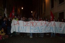 Vicenza- Manifestazione La democrazia è un bene comune