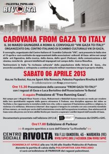 Marghera | Cs Rivolta: Presentazione della carovana "From Gaza to Italy" 