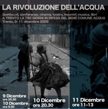 Trento, 9 - 11 dicembre: La Rivoluzione dell’acqua 