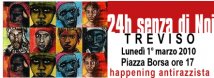 Treviso - Primo Marzo 2010: happening antirazzista