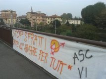 Vicenza - A.S.C. VI: iniziative e volantinaggi davanti ai tribunali 