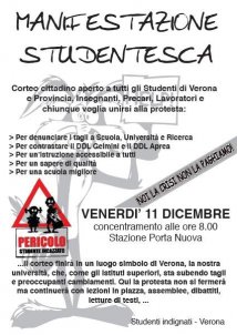 Verona - Manifestazione 11 dicembre 09