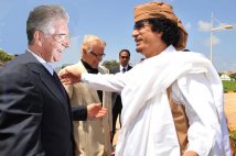 Monti-Gheddafi fake