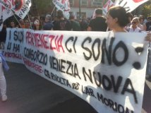 Venezia - Manifestazione contro i tagli 
