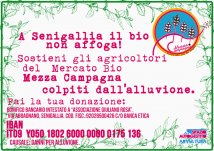 Senigallia - Raccolta fondi per gli agricoltori e i produttori bio colpiti dall'alluvione