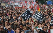 Risposta massiccia e unita alla manifestazione contro i tagli di  Rajoy