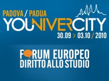 Padova - YoUniverCity, forum europeo del diritto allo studio 