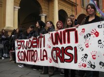 Reggio Emilia - Studenti uniti contro la Gelmini