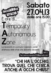 Rimini – #FacciAMOciSpazio è ora di T.A.Z! 