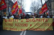 Torino - Grande 1 marzo di lotta dei migranti e delle migranti