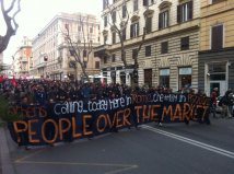 Roma #14F manifestazione nazionale contro la troika e in solidarietà al popolo greco