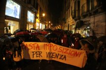 #16G Vicenza - La pioggia non ferma la democrazia