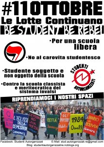 Reggio Emilia - MANIFESTAZIONE STUDENTESCA - LE LOTTE CONTINUANO!
