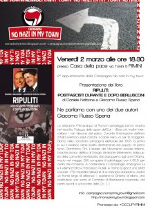 Rimini - Presentazione di: Ripuliti. Postfascisti durante e dopo Berlusconi