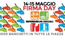 14 e 15 maggio - I comitati per i Referendum Sociali lanciano il "Firma Day"