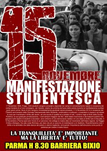 Parma - #15N: Manifestazione studentesca