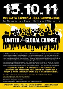 Da Alessandria a Roma il 15 Ottobre - Uniti per l'alternativa