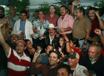 Honduras Zelaya festeggia