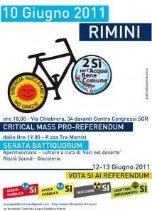 Locandina Rimini giornata batti quorum