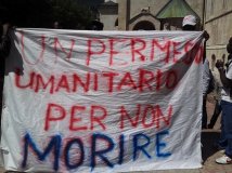 Trento - Conferenza stampa richiedenti asilo