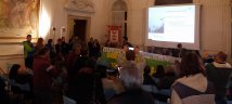 Montecchio (VI) - Bloccato il "convegno-farsa" di presentazione dell'autostrada Valdastico