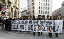 Trieste, 24N : corteo di studenti e insegnanti