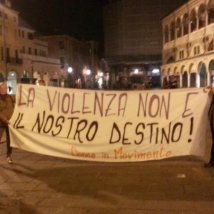Padova - Flash mob "La violenza non è il nostro destino"
