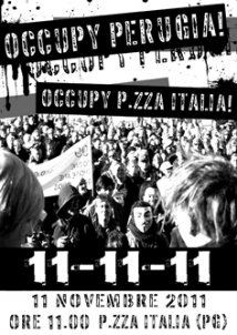 Perugia 11.11.11 - Occupypiazzaitalia