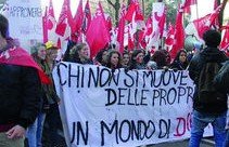 Treviso - Edilizia, la rabbia degli studenti 