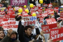 Corea del Sud, lo sciopero generale contro la legge sull’orario flessibile del lavoro
