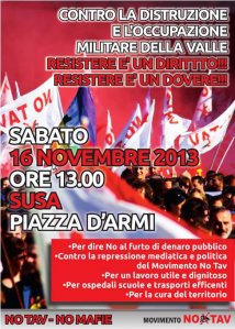  16 Novembre in marcia a Susa
