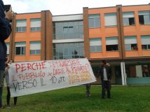 Rimini - Blitz comunicativo verso sciopero studentesco #10O