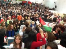 Tunisi - L'assemblea delle donne e poi il grande corteo