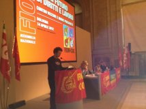 Bologna - Interventi video dell'Assemblea nazionale delegati Fiom aperta a studenti, precari, disoccupati, realtà sociali